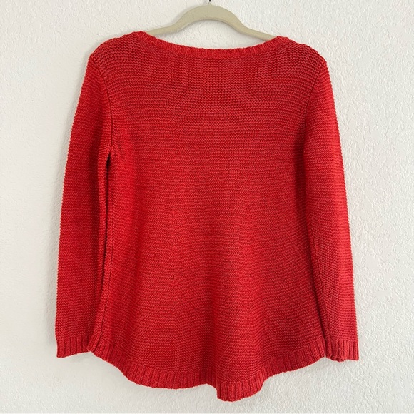 Eileen Fisher Linen Cotton knit pullover sweater - Picture 6 of 8